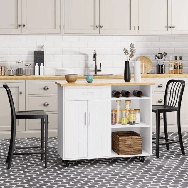 white oak kitchen cabinets and Dinning